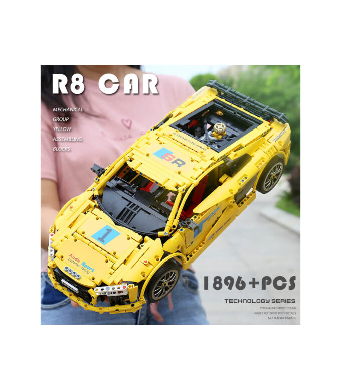 Mould King 13127 Audi R8 V10 Sports Car - Image 4