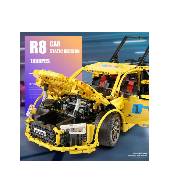 Mould King 13127 Audi R8 V10 Sports Car - Image 6