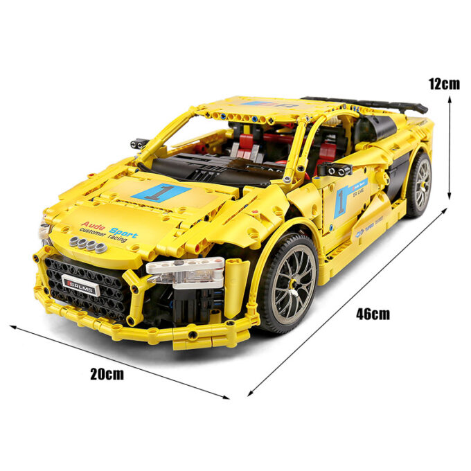 Mould King 13127 Audi R8 V10 Sports Car - Image 7
