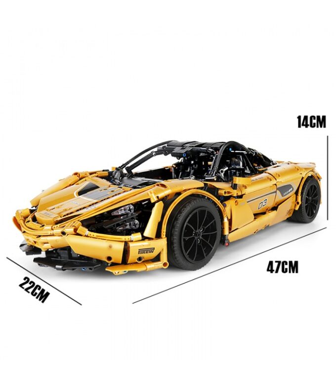 Mould King 13145S McLaren 720S Golden Sports Car - Image 7