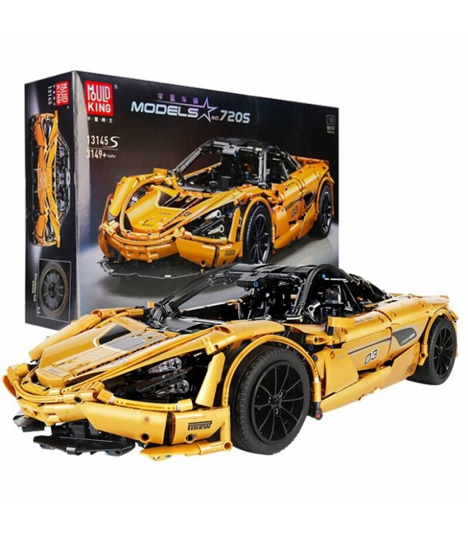 Mould King 13145S McLaren 720S Golden Sports Car