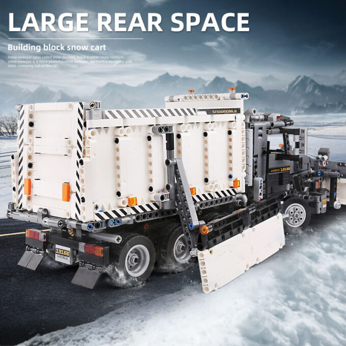 Mould King 13166 The Snowplow Truck - Image 2
