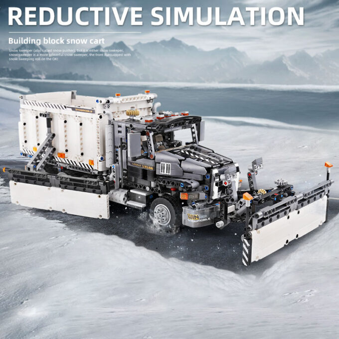 Mould King 13166 The Snowplow Truck - Image 3