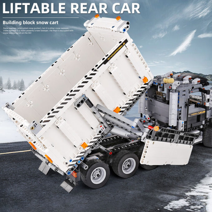 Mould King 13166 The Snowplow Truck - Image 4