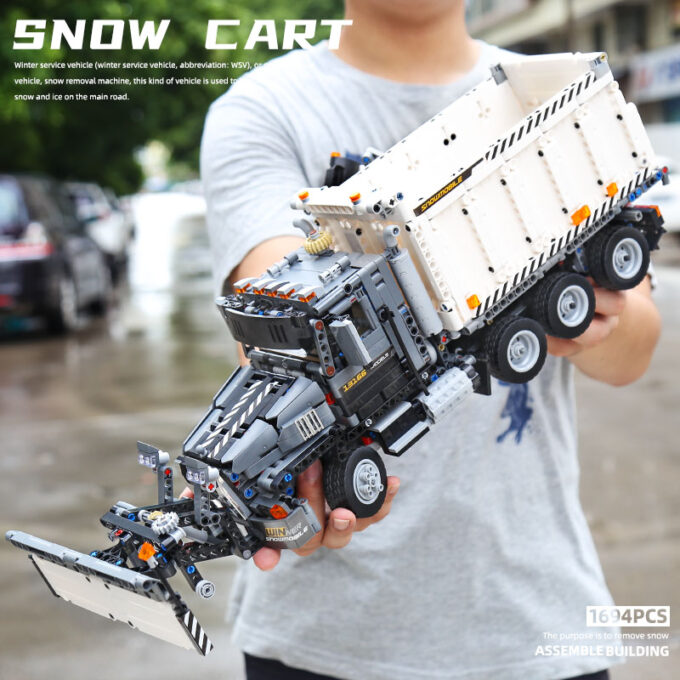 Mould King 13166 The Snowplow Truck - Image 5