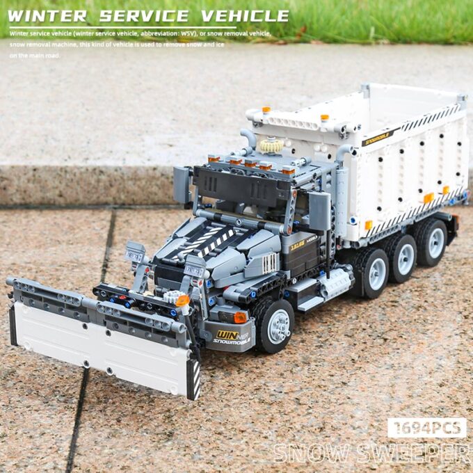 Mould King 13166 The Snowplow Truck - Image 6