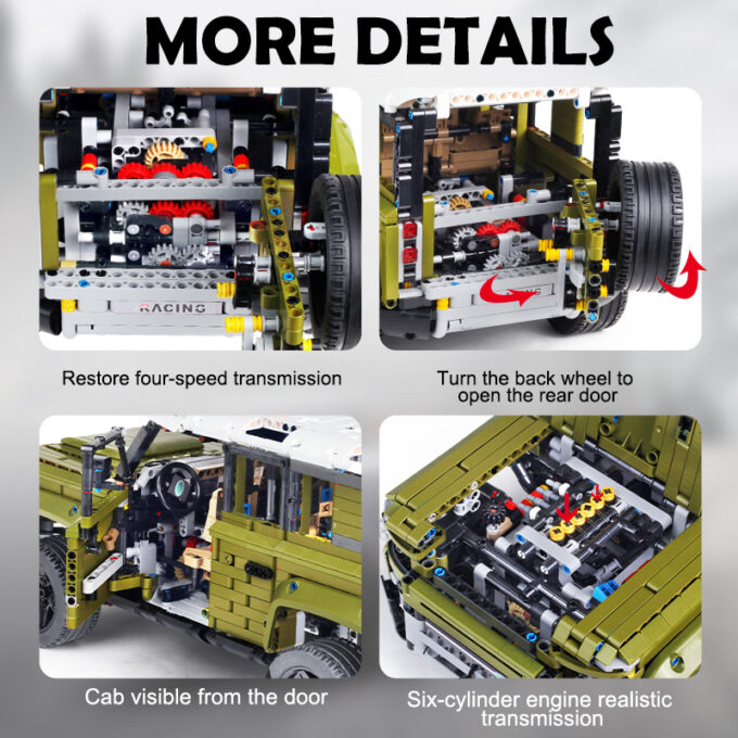 MOULD KING 13175 Defender Off-Road Vehicle - Image 6