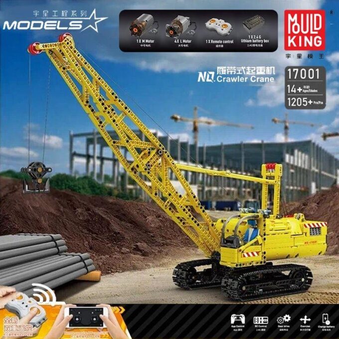 Mould King 17001 RC Crawler Crane