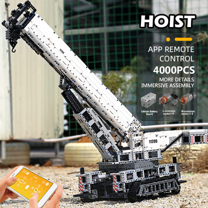 MOULD KING 17002 Liebherr LTR 11200 Crane - Image 5