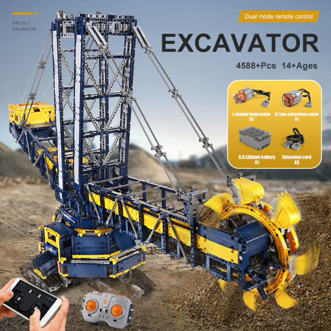 Mould King 17006 Bucket Wheel Excavator - Image 4