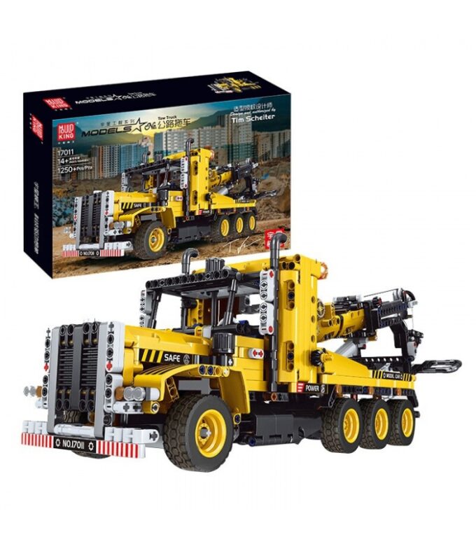 Mould King 17011 City Engeineering Tow Truck