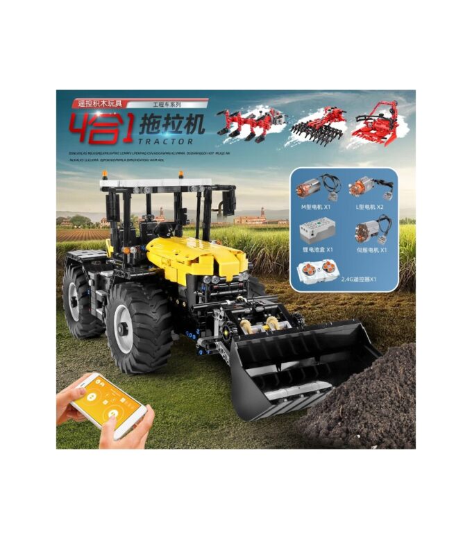 Mould King 17019 RC Tractor Fastrac - Image 6