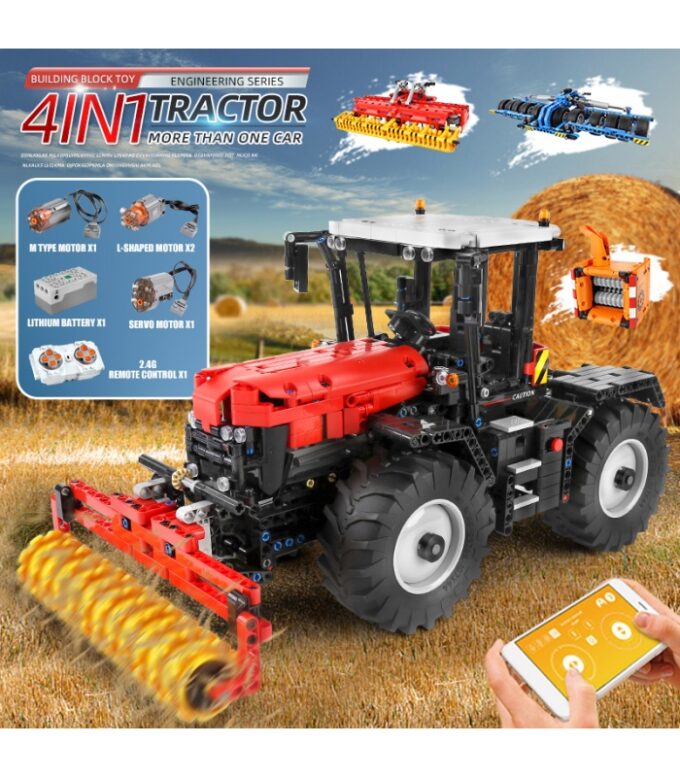 Mould King 17020 RC Tractor Fastrac 4000er - Image 2