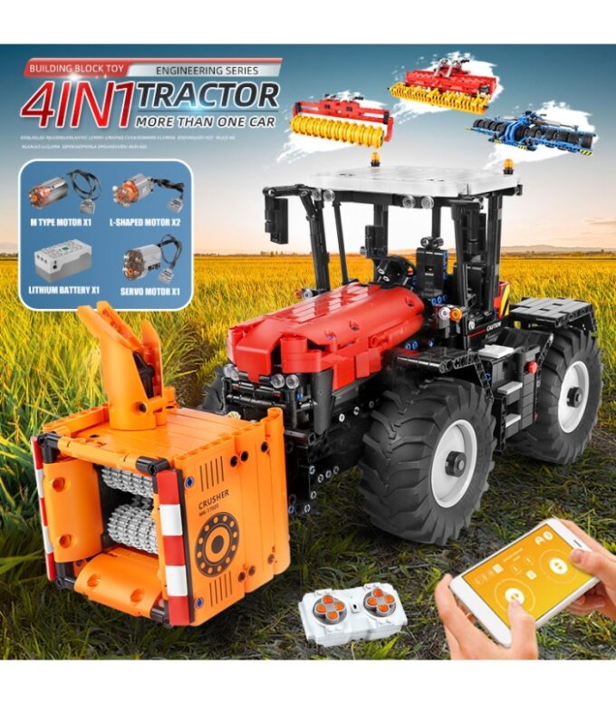 Mould King 17020 RC Tractor Fastrac 4000er - Image 3