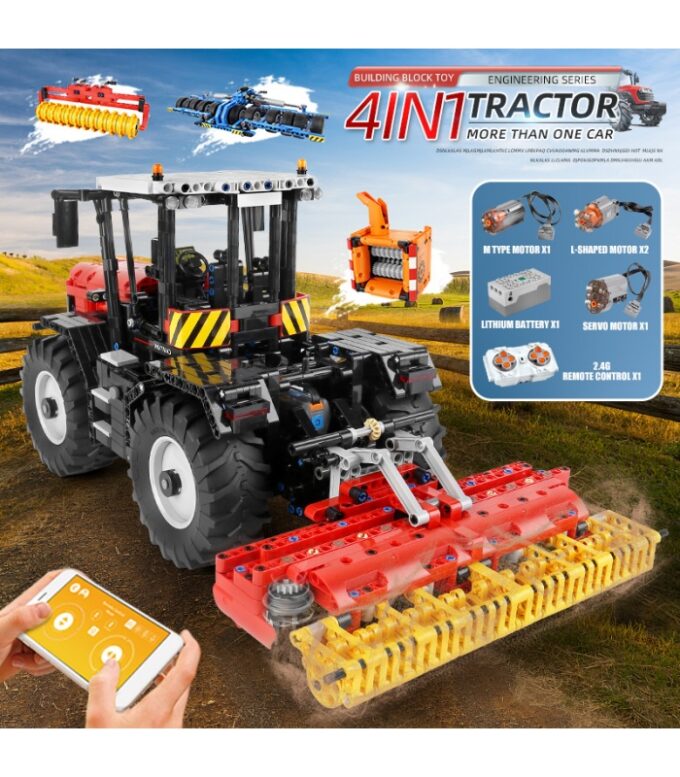 Mould King 17020 RC Tractor Fastrac 4000er - Image 4