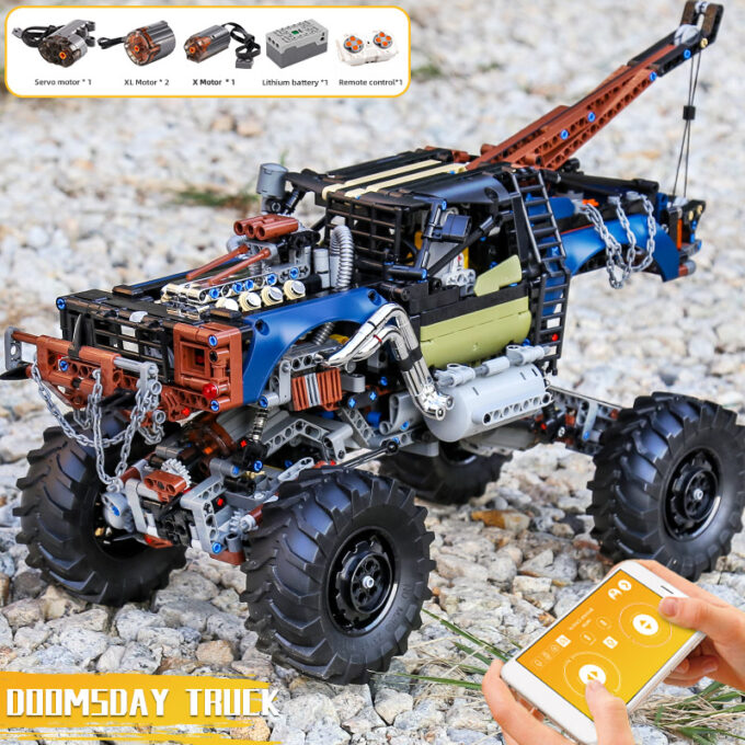 Mould King 18006 RC Rebel Tow Truck - Image 2