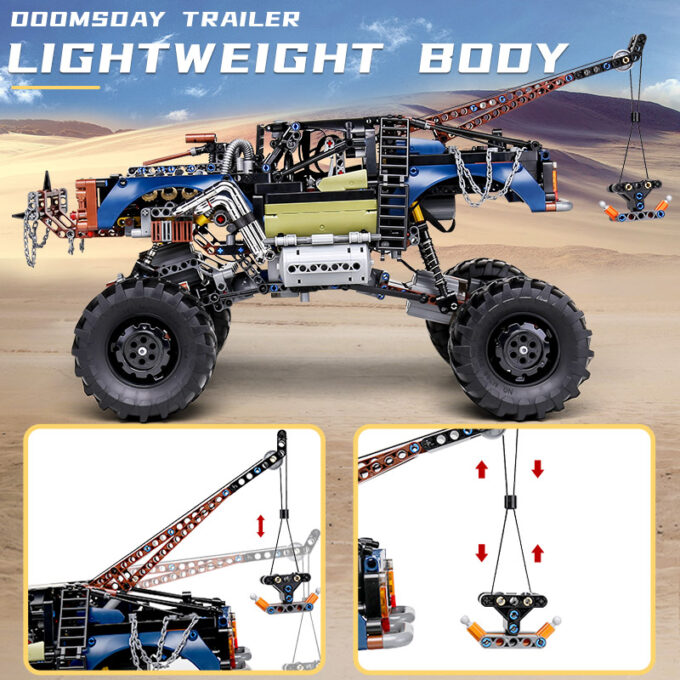 Mould King 18006 RC Rebel Tow Truck - Image 5