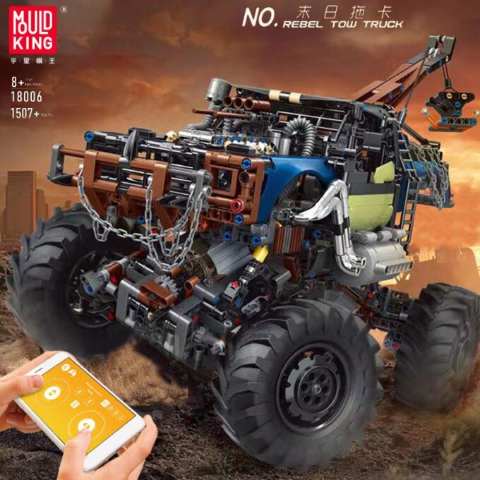 Mould King 18006 RC Rebel Tow Truck