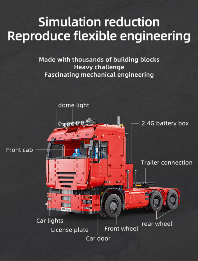 Mould King 19005 Tractor Truck – Mould King UK Online Shop