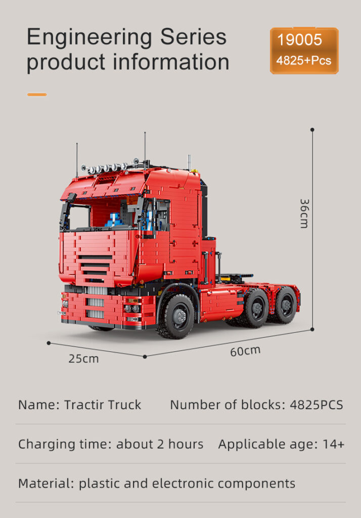 Mould King 19005 Tractor Truck – Mould King UK Online Shop