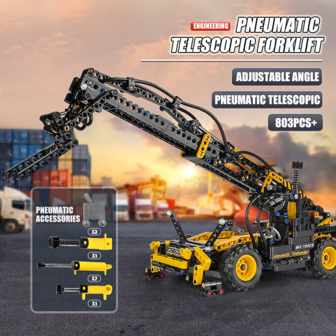 Mould King 19009 Pneumatic Telescopic Forklift - Image 2