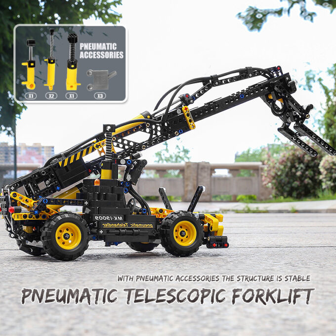 Mould King 19009 Pneumatic Telescopic Forklift - Image 5