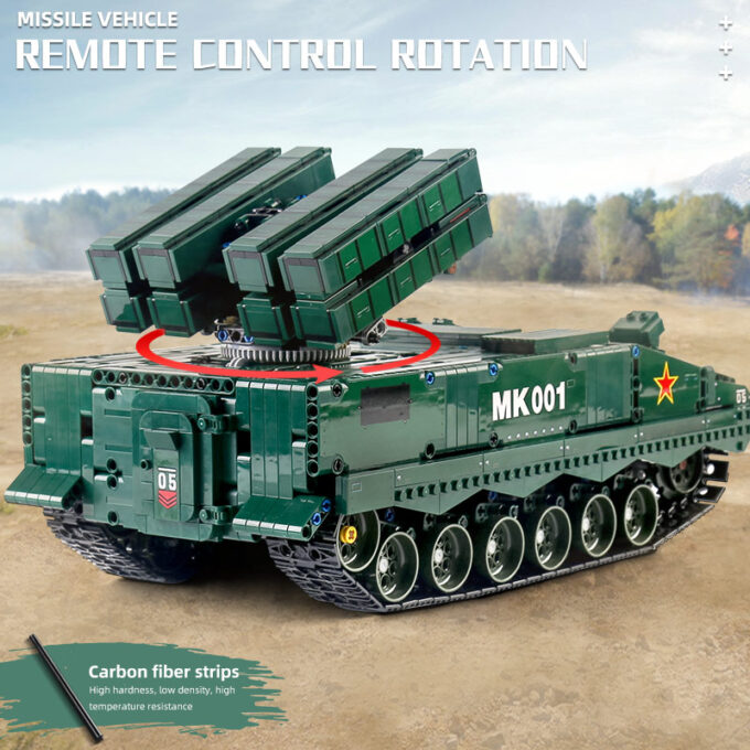 Mould King 20001 RC HJ-10 Anti-Tank Missile - Image 3