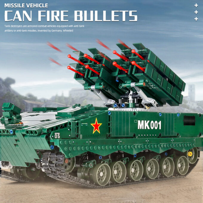 Mould King 20001 RC HJ-10 Anti-Tank Missile - Image 4