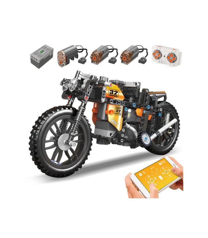 Mould King 23005 Fast RC Motorcycle - Image 2