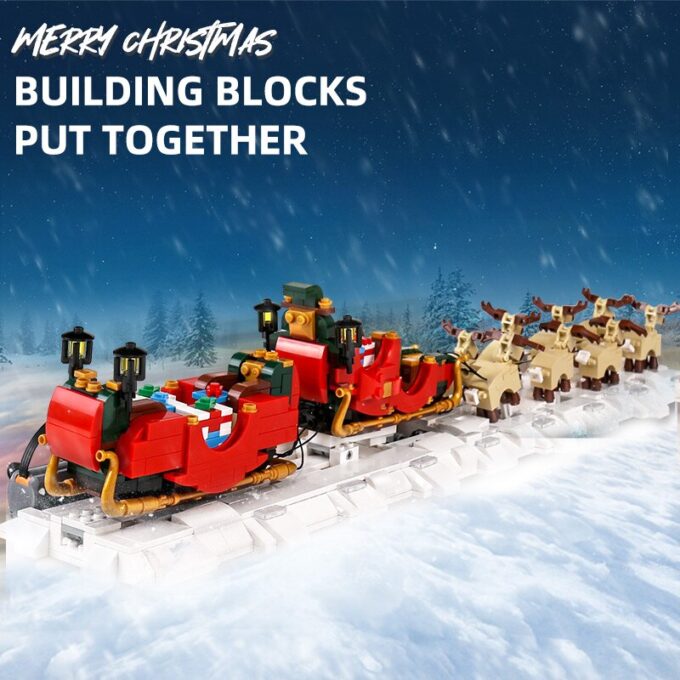 Mould King 10015 The Motorized Christmas Santa Sleigh - Image 3