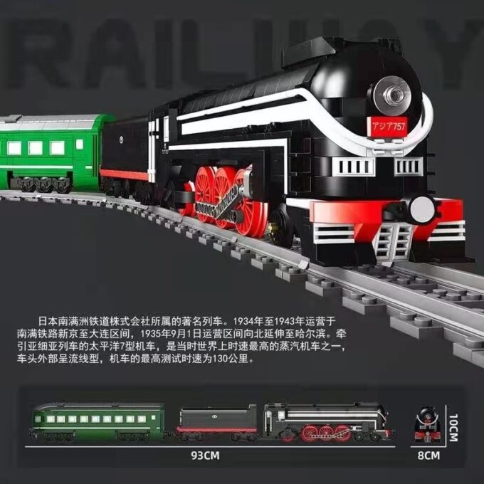 Mould King 12005 SL7 Asia Express Train - Image 4