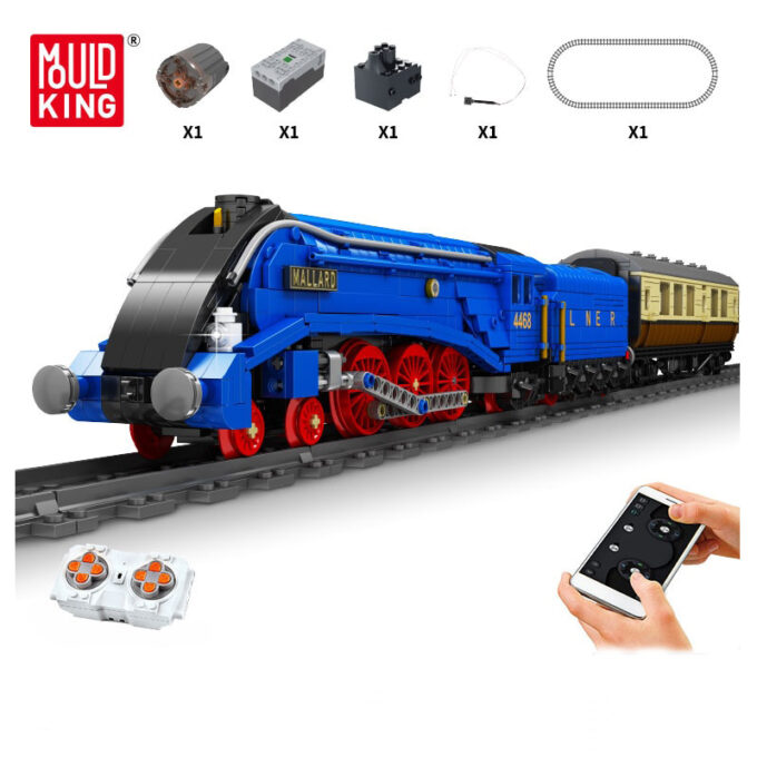 Mould King 12006 High-Tech Motorized Class A4 Pacific Mallard Train