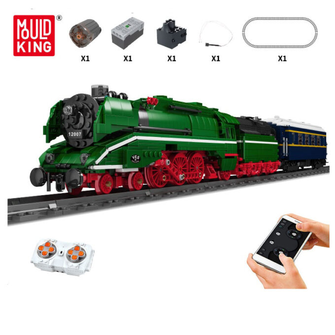 Mould King 12007 The Motorized BR18 201 German Express Train Model