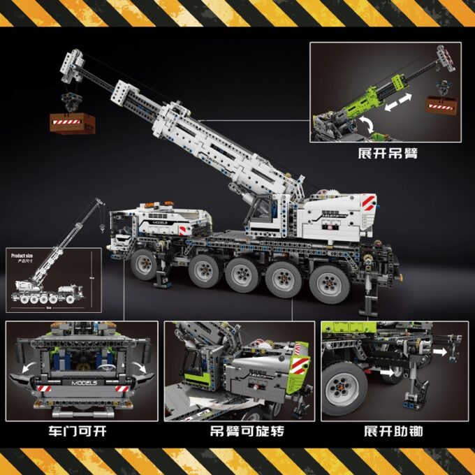 Mould King 17034 Crane Mk II Truck Model - Image 4