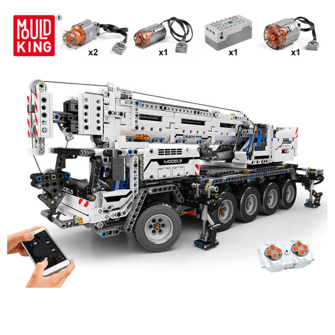 Mould King 17034 Crane Mk II Truck Model