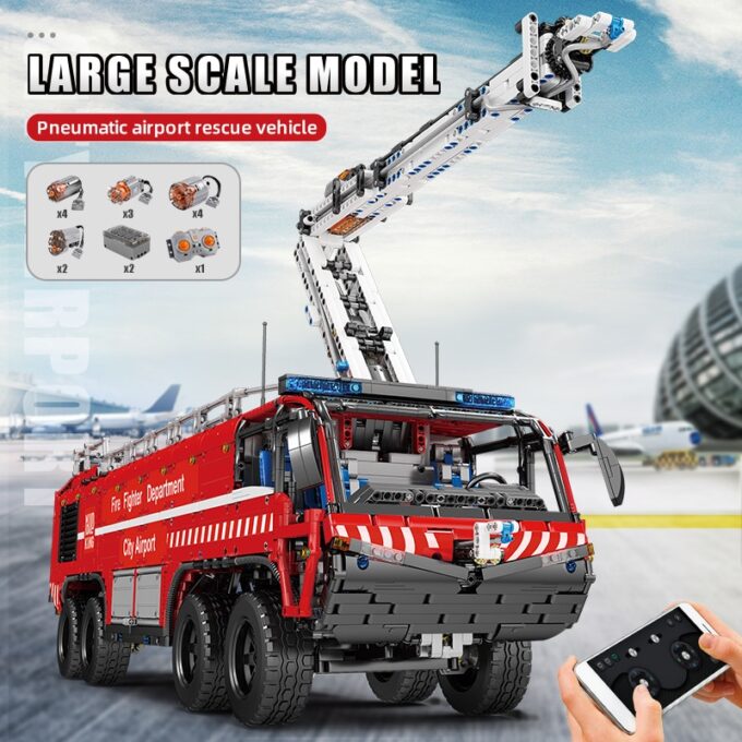 Mould King 19004 Airport Crash Tender Truck - Image 2