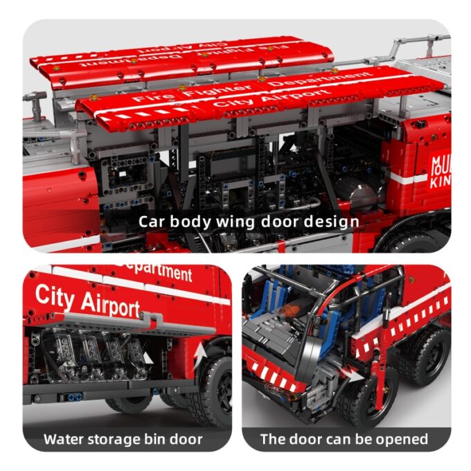Mould King 19004 Airport Crash Tender Truck - Image 4