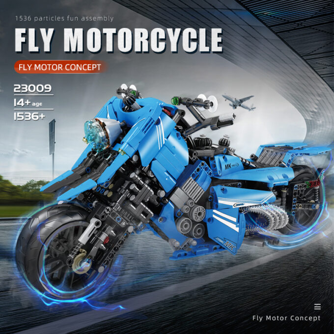 MOULD KING 23009 The Fly Motorcycle Model - Image 2