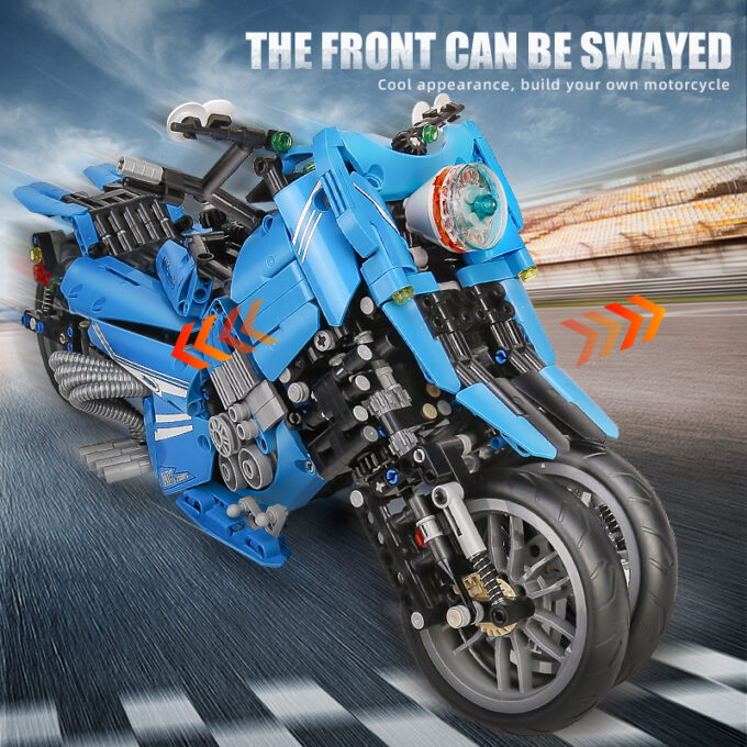 MOULD KING 23009 The Fly Motorcycle Model - Image 4