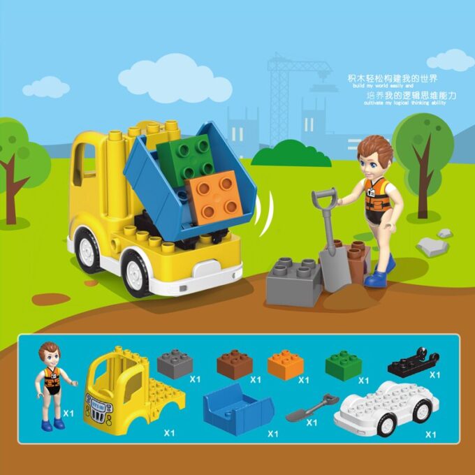 MOULD KING 53012 The Bump and Go Engineering Car With Music and Light - Image 5