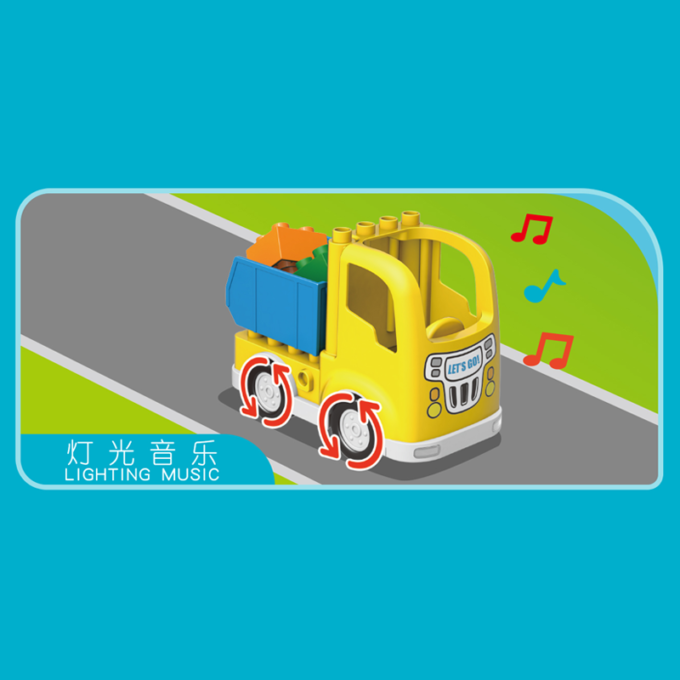 MOULD KING 53012 The Bump and Go Engineering Car With Music and Light - Image 3
