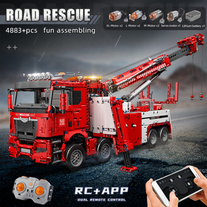 Mould King 17027 RC Fire Rescue Vehicle - Image 2
