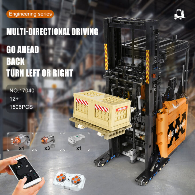 Mould King 17040 RC Forklift Vehicle - Image 3