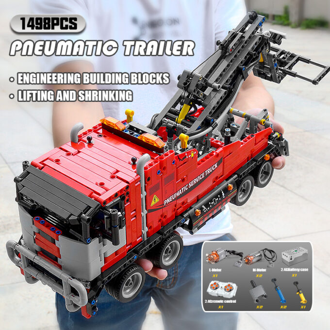 Mould King 19001 RC Motorized Pneumatic Service Truck - Image 3