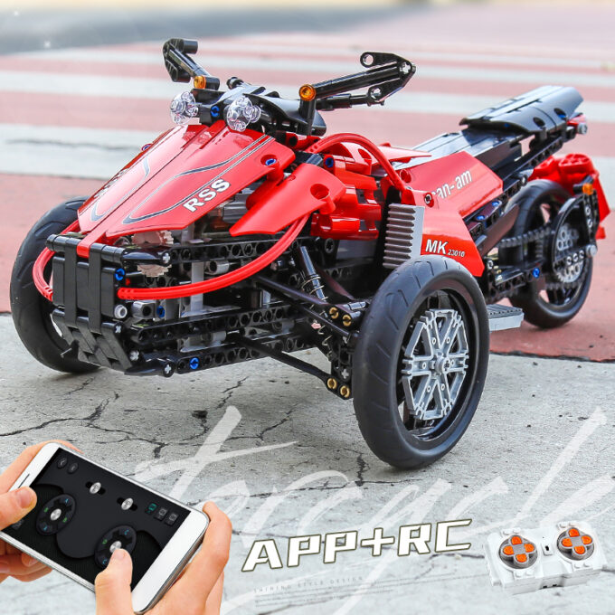 Mould King 23010 Motorcycle Speed Mechanical Vehicle - Image 6