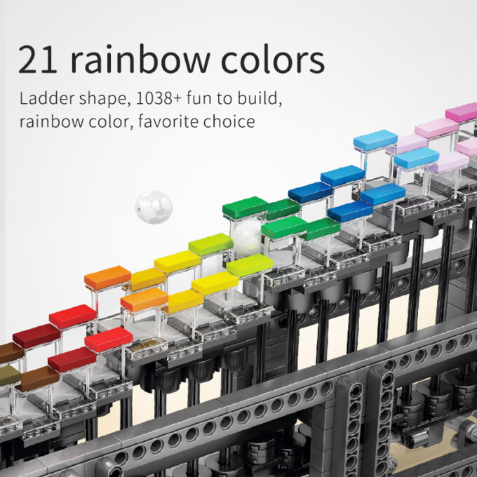 Mould King 26004 The Motorized Rainbow Stepper - Image 5