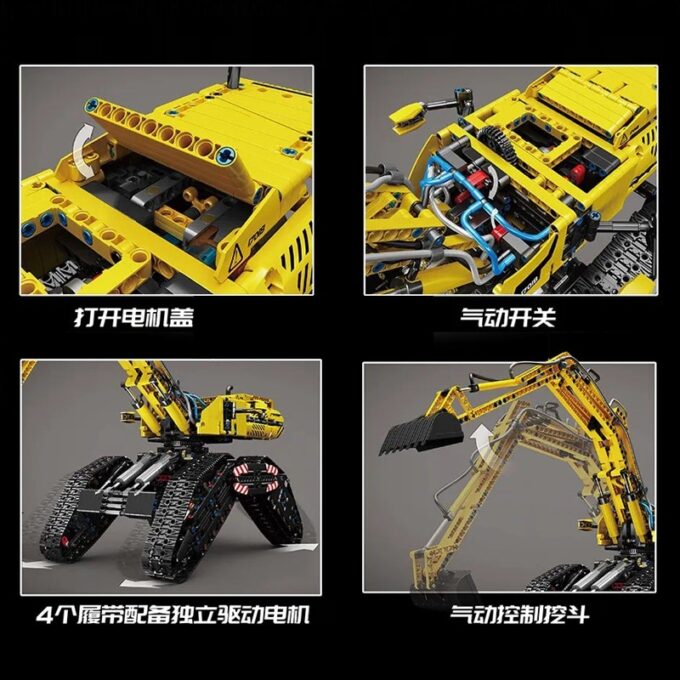 Mould King 17018 All Terrain Excavator Crawler Truck - Image 4
