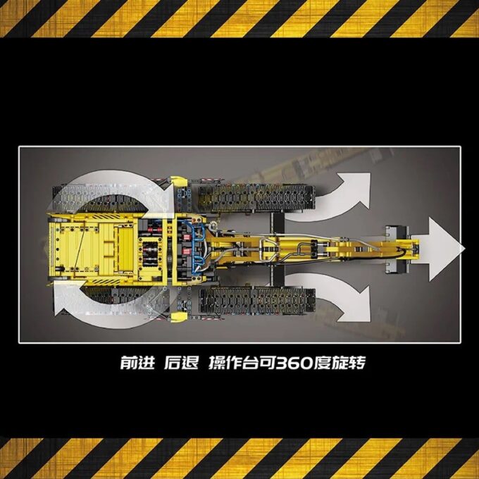Mould King 17018 All Terrain Excavator Crawler Truck - Image 5