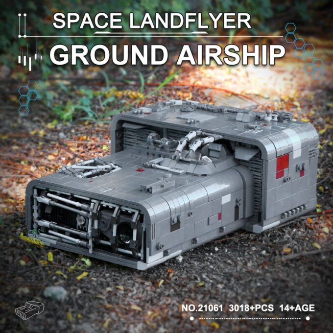 Mould King 21061 Land Flyer Star Spaceship Base Model - Image 5